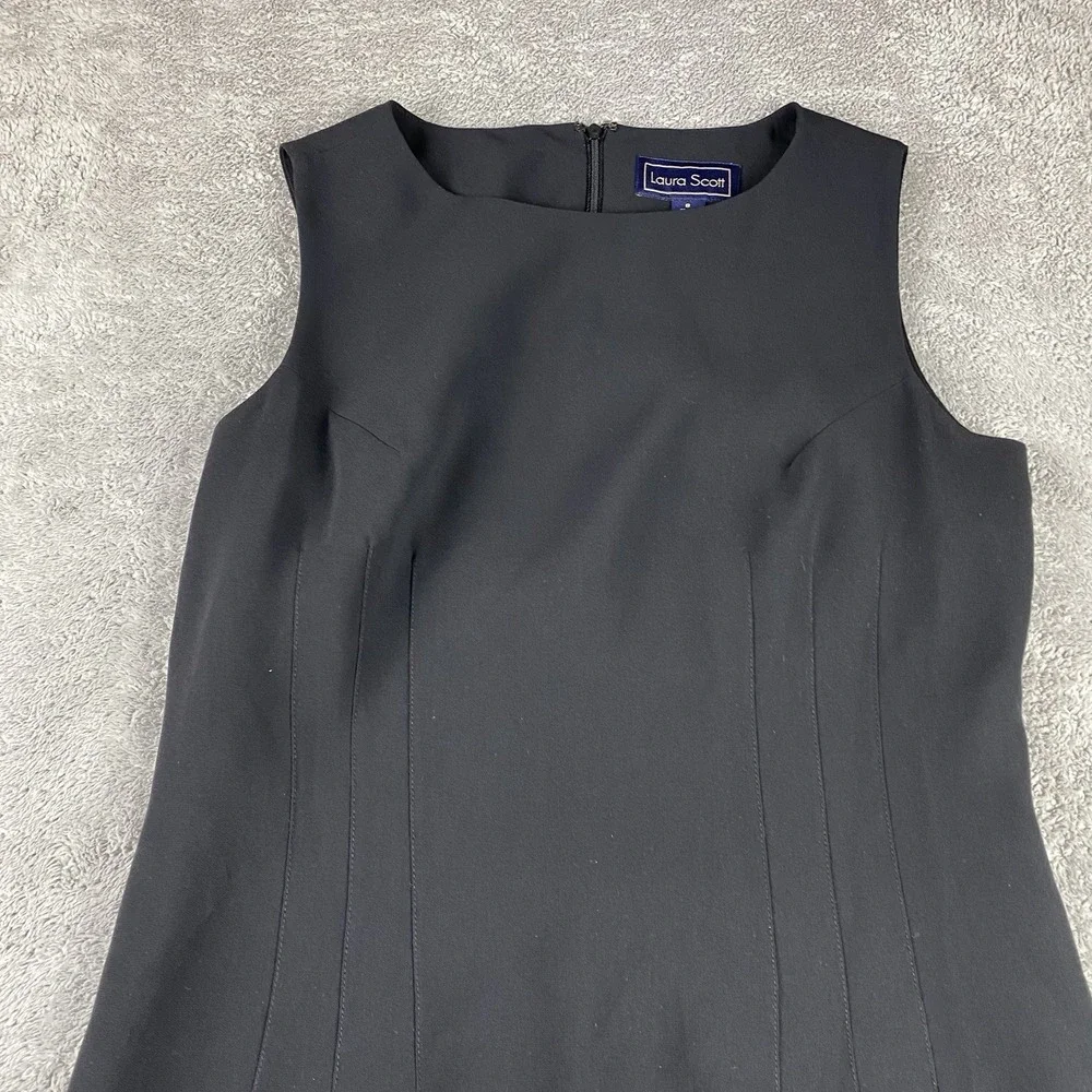 Laura Scott Basic Black Dress Women's Size 8‎ Sleeveless